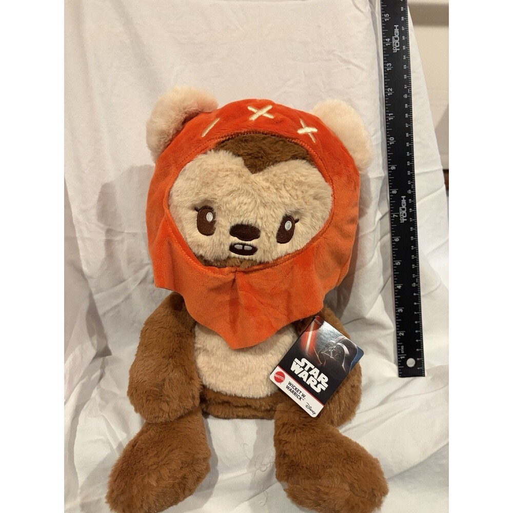 NWT!!  Star Wars Return of the Jedi Ewok Wicket Weighted Plush Mattel